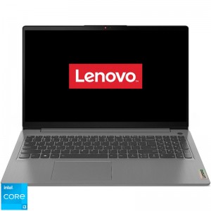 Laptop Lenovo IdeaPad 3 15ITL6, 15.6'', Procesor Intel® Core™ i3-1115G4 (3 GHz pana la  4.10 GHz), 4GB DDR4, 512GB SSD, HDMI, USB 3.2, GMA UHD, Full HD, No OS, Arctic Grey